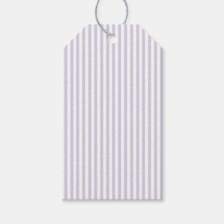 Enkla Ränder - Dammig Lavendel Presentetikett