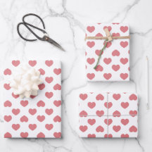 Enkla Rosa Hjärtan Minimalistiska
