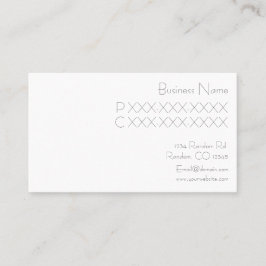 Enkla rosa muffinvisitkortar visitkort