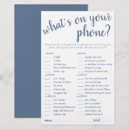 Enkla saker på din Mobila | Dusty Blue Game Card