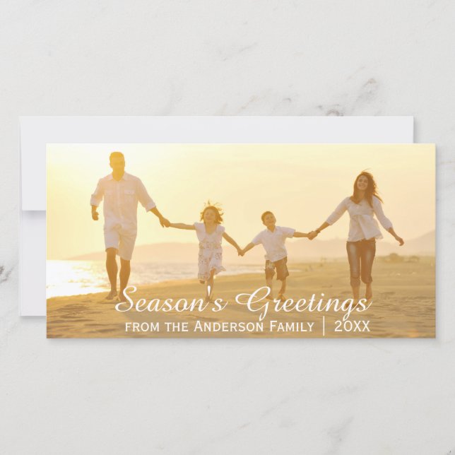 Enkla säsongshelsingar - vykort (Framsida)