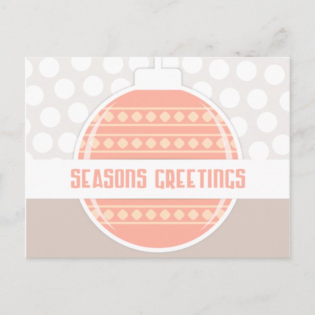 Enkla Säsonhälsningar jul Helg Vykort (Framsida)