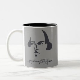 Enkla Shakespeare med häftet Två-Tonad Mugg
