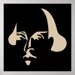Enkla Shakespeare Poster