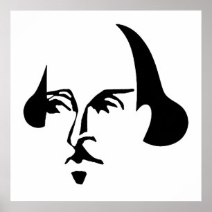 Enkla Shakespeare Poster