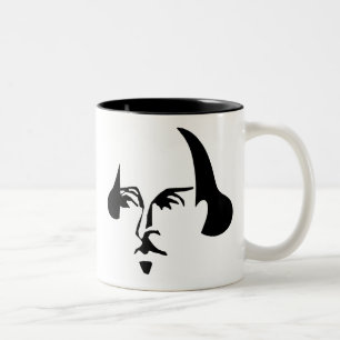 Enkla Shakespeare Två-Tonad Mugg