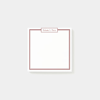 Enkla sofistikerade linjer anpassade efter kundens post-it block