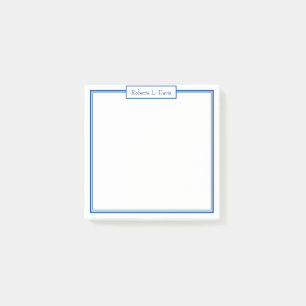 Enkla sofistikerade linjer anpassade efter kundens post-it block