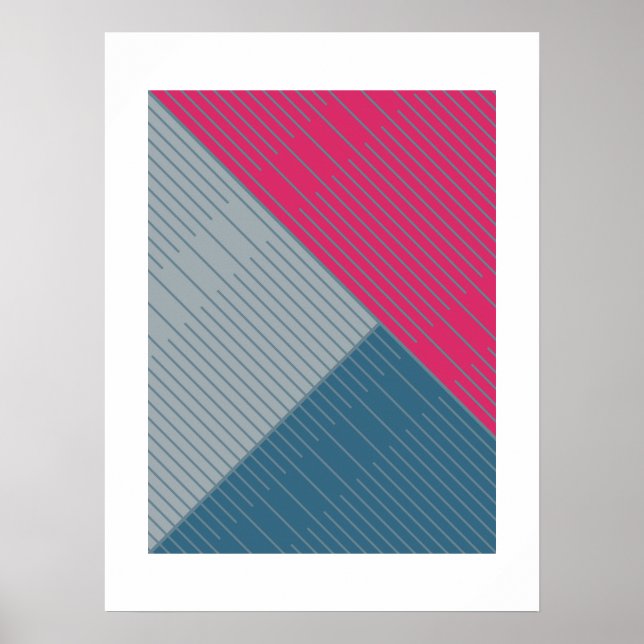 Enkla Styliga Linjer 2 Poster (Framsidan)
