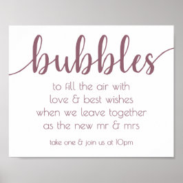 Enkla taupe-bubblor | Händelsen Desert Ro Party Poster