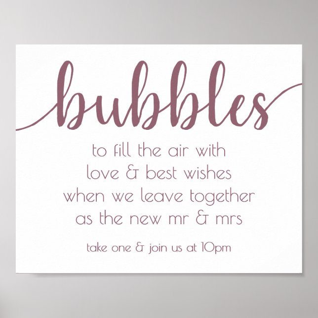 Enkla taupe-bubblor | Händelsen Desert Ro Party Poster (Framsidan)
