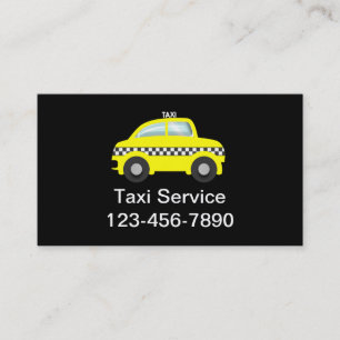 Enkla taxivisitkortar visitkort