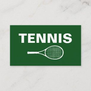 Enkla tennisvisitkortar visitkort