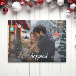 Enkla utsmyckningar God Jul Foto Jul Julkort