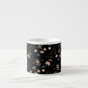 Enkla vattenfärger blommor 1 espressomugg