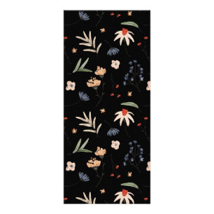 Enkla vattenfärger blommor 1 reklamkort