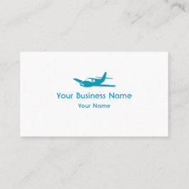 Enkla visitkortar för blåttflygplananpassningsbar visitkort