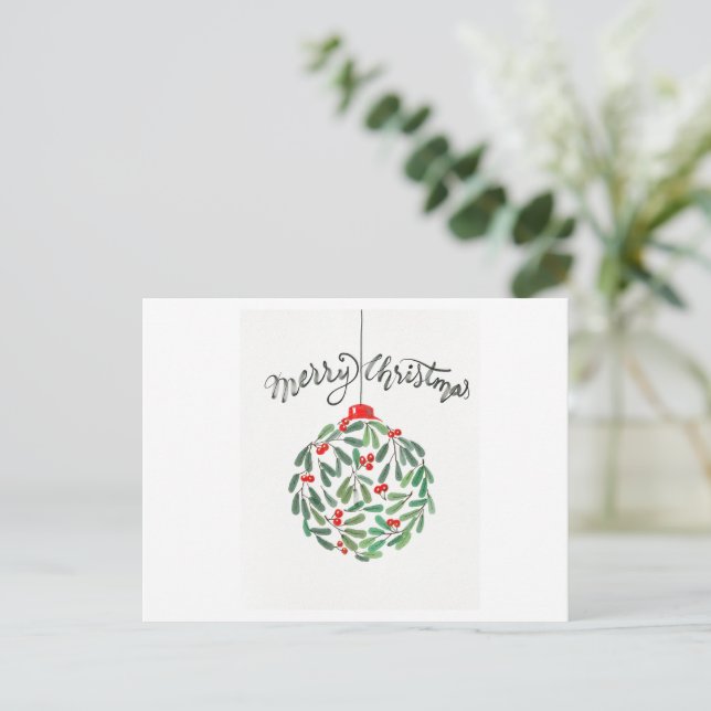 Enkla vykort för jul (Stående Fram)