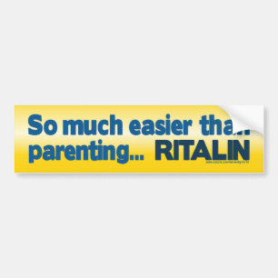 Enklare än förälder... RITALIN Bildekal