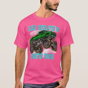 Enklare utskriven av Monster Lastbilar för Monster T Shirt