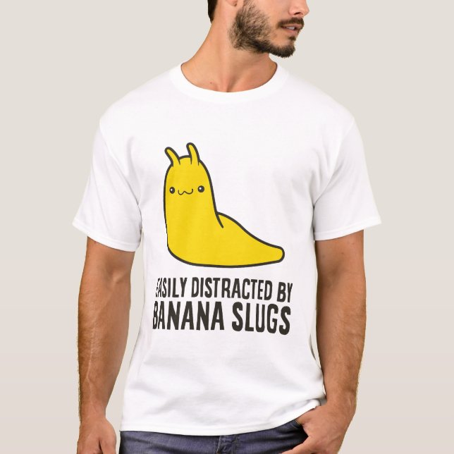 Enklare utspridd av Banana Slugs T Shirt (Framsida)