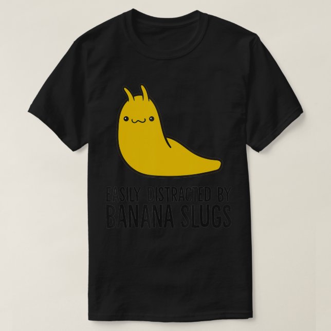 Enklare utspridd av Banana Slugs T Shirt (Design framsida)