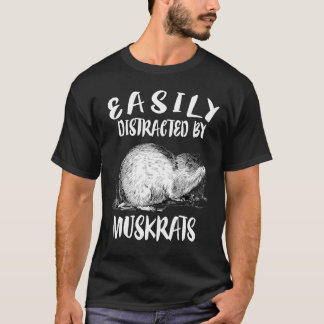 Enklare utspridd av bisamråttor t shirt
