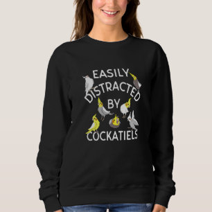 Enklare utspridd av Cockatiels Cute Birds Funny P T Shirt