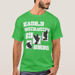 Enklare utspridd av fågel Bird Älskare-familjens r T Shirt