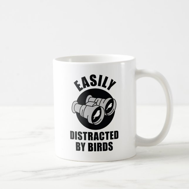 Enklare utspridd av fåglar kaffemugg (Höger)