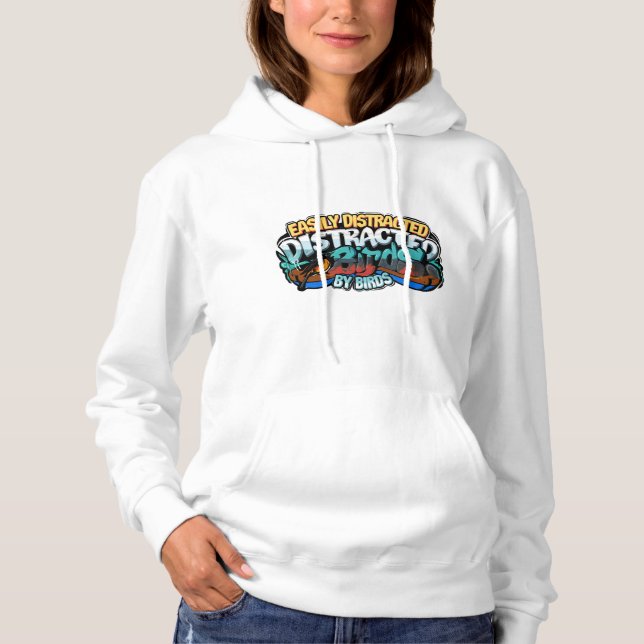 Enklare utspridd av fåglar Skriv ut Skörd Hoodie T Shirt (Framsida)
