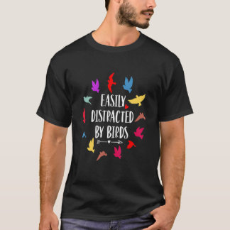 Enklare utspridd av fåglar t shirt