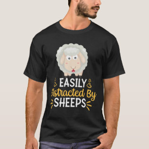 Enklare utspridd av får t shirt
