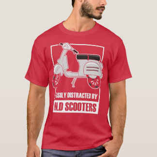 Enklare utspridd av gamla skottar som har fått fot t shirt