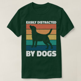 Enklare utspridd av Hundar Hundälskare för akut va T Shirt
