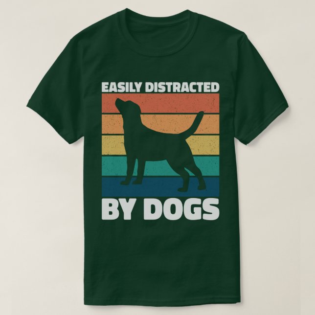 Enklare utspridd av Hundar Hundälskare för akut va T Shirt (Design framsida)