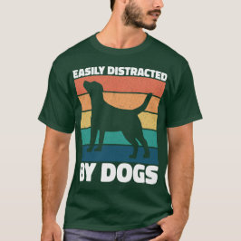 Enklare utspridd av Hundar Hundälskare för akut va T Shirt