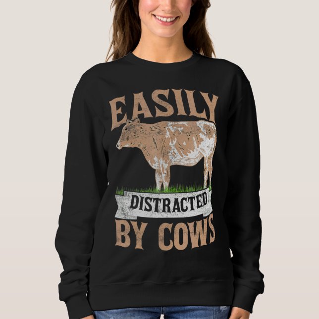 Enklare utspridd av nötkreatur som föder upp boska t shirt (Framsida)