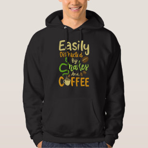 Enklare utspridd av ormar och kaffe (Sna) Hoodie