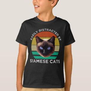 Enklare utspridd av siamesiska katter t shirt