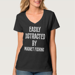 Enklare utspridd efter fiske med nät t shirt