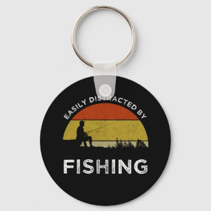 Enklare utspridd efter fiske nyckelring