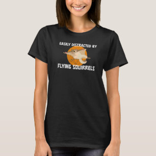 Enklt uppdelad av flytande djur under flygning t shirt