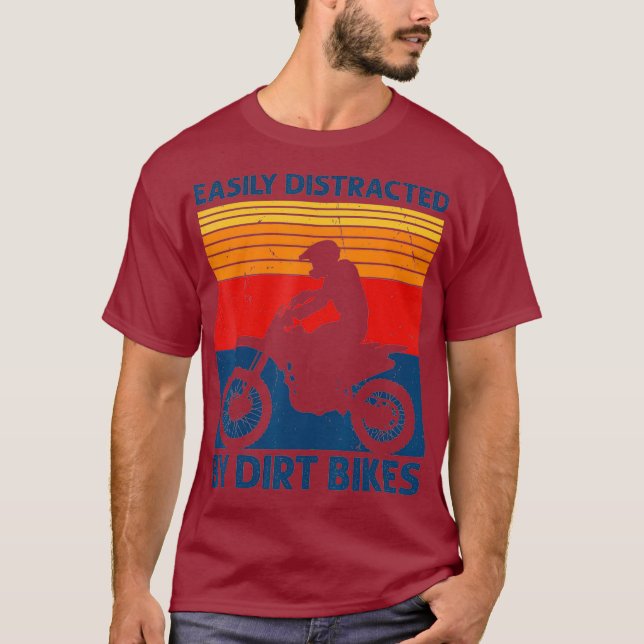 Enklt utspridd av Dirt Bikes Motocross Funny T Shirt (Framsida)