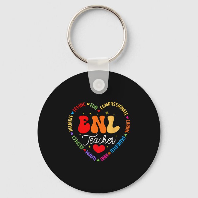 Enl Teacher Squad English New Language Squad Crew Nyckelring (Framsida)