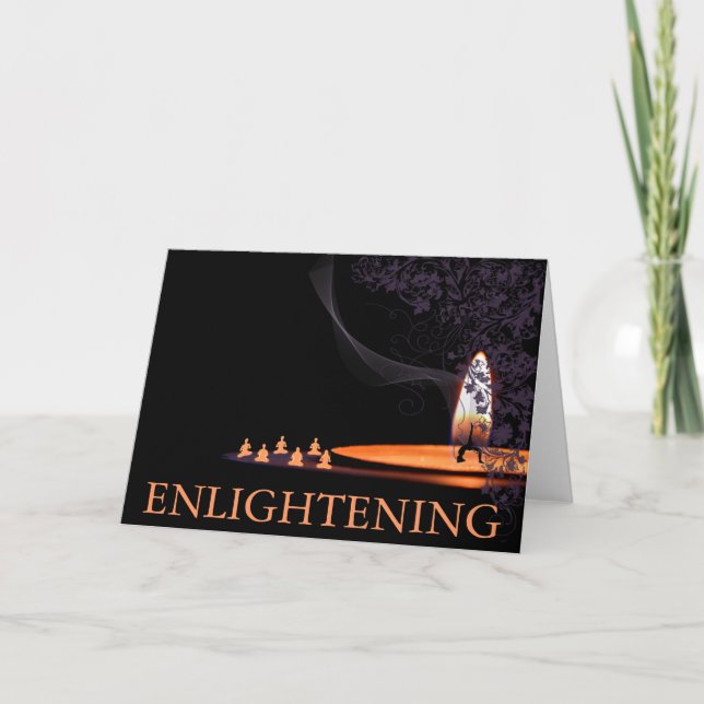ENLIGHTENING - kort, hälsning, inbjudan (Framsida)