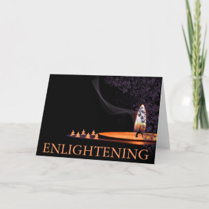ENLIGHTENING - kort, hälsning, inbjudan