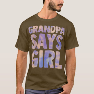 Enligt morfar avslöjar gender gravid annonsering t shirt