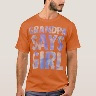 Enligt morfar avslöjar gender gravid annonsering t shirt