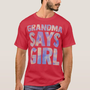 Enligt mormor avslöjar gender gravid annonsering t shirt